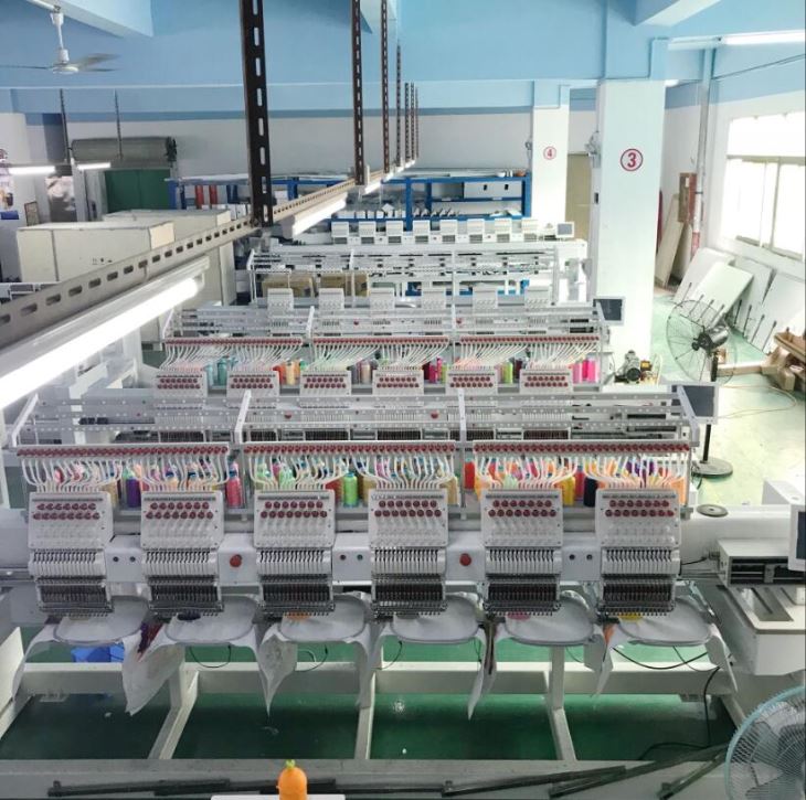 Commercial WONYO 6 Heads Computerized Embroidery Machine For Cap & T-Shirt Embroidery With All Parts